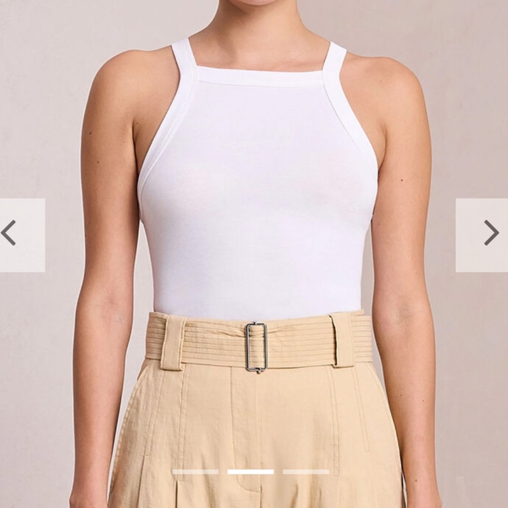 A.L.C. White Tank Top